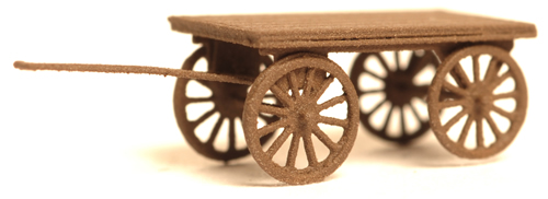 Ferro Train MN-215-FM - Baggage cart with spoked wheels